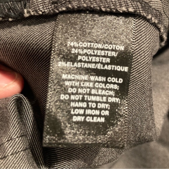 LAFAYETTE 148 Sz 20W Subtle Chevron Pattern Tapered Leg Trouser Pants - Picture 9 of 10